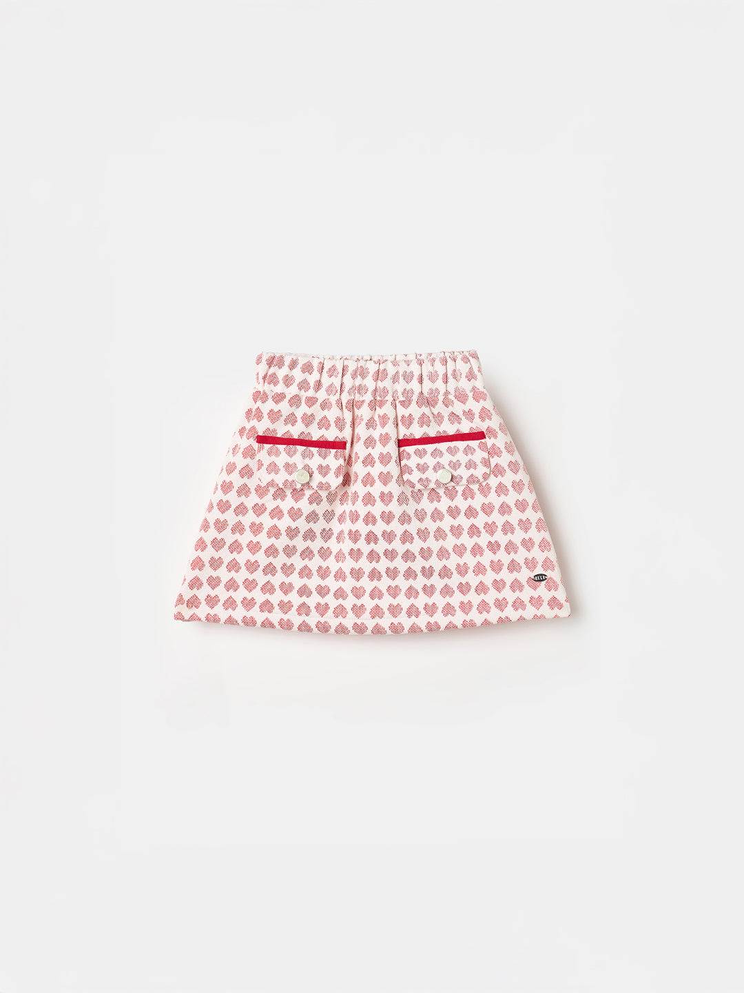 ELLE Girls Pink Printed Skirt