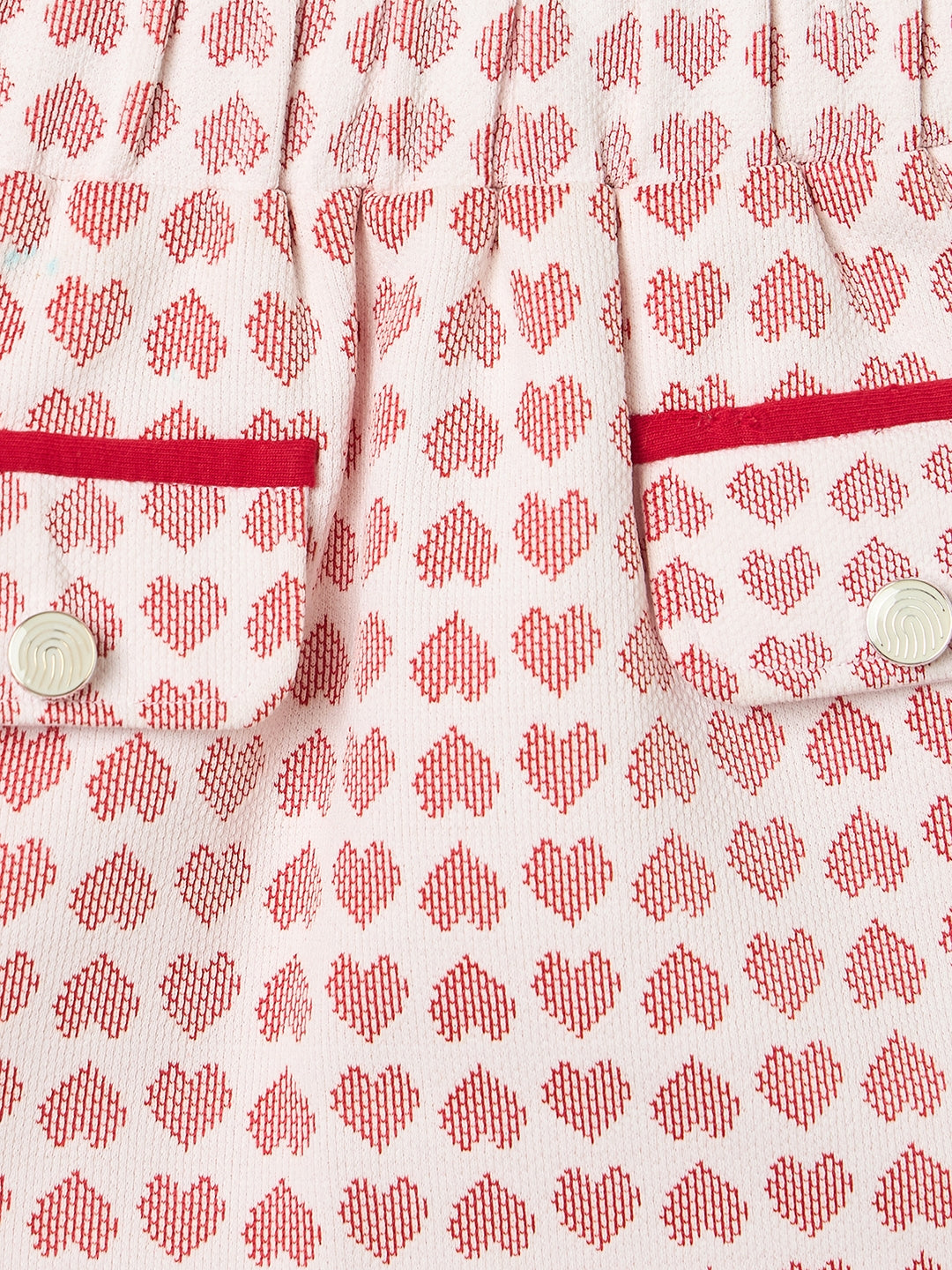 ELLE Girls Pink Printed Skirt