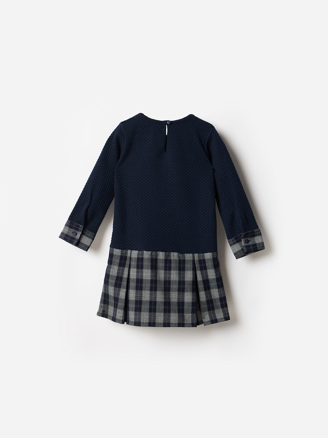 Elle Kids Multi Graphic Round Neck Dress