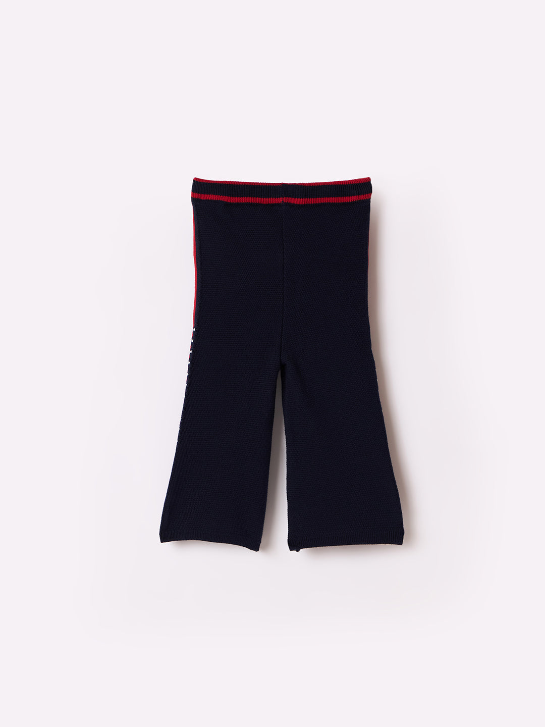 Elle Kids Blue Regular Fit Solid Sweatpant