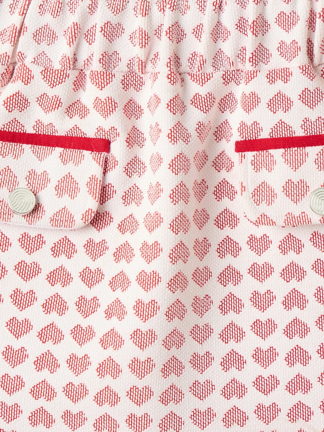 ELLE Girls Red Woven Skirt