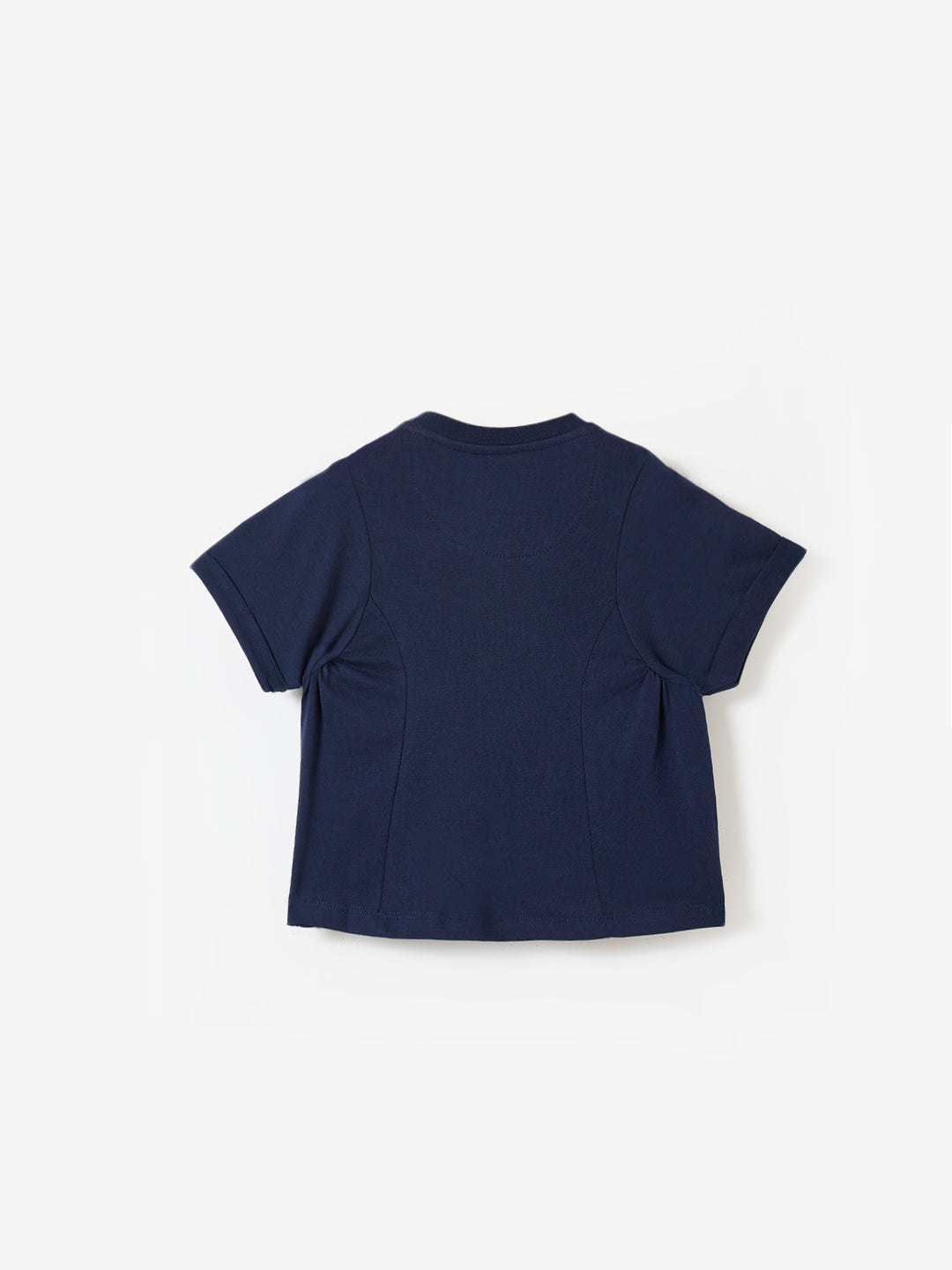 Elle Kids Blue Graphic Crew Neck Tshirt
