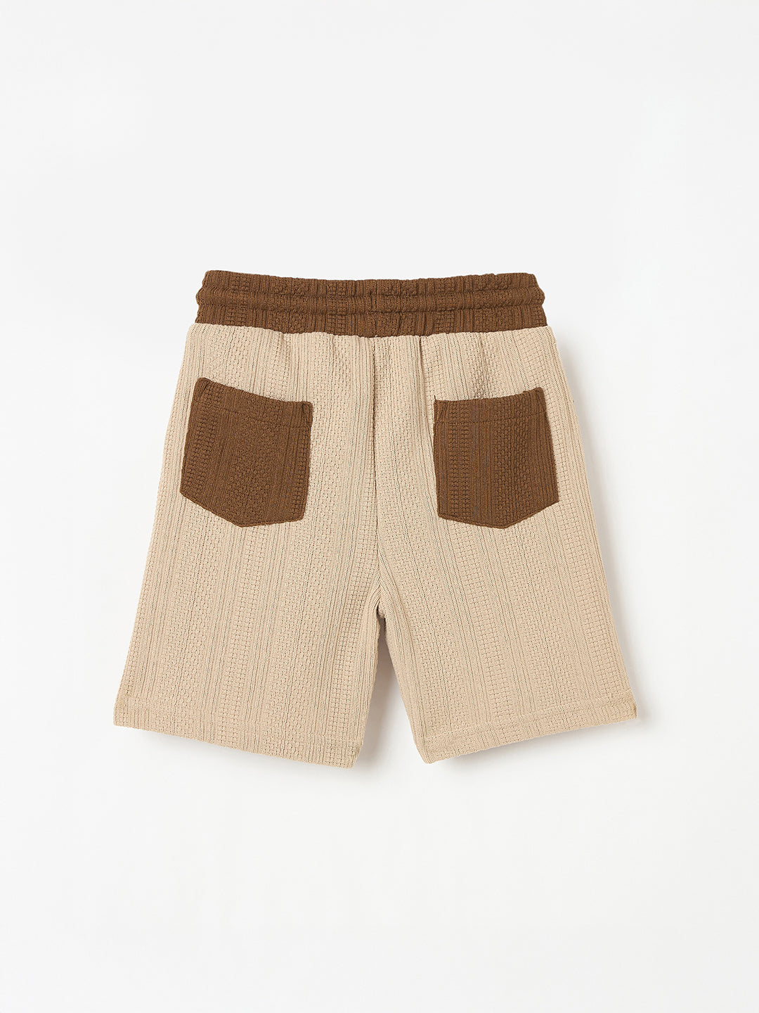 Blue Giraffe Boys Multi Regular Fit Textured Shorts