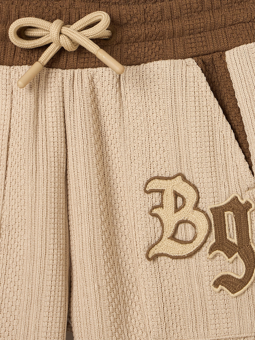 Blue Giraffe Boys Multi Regular Fit Textured Shorts