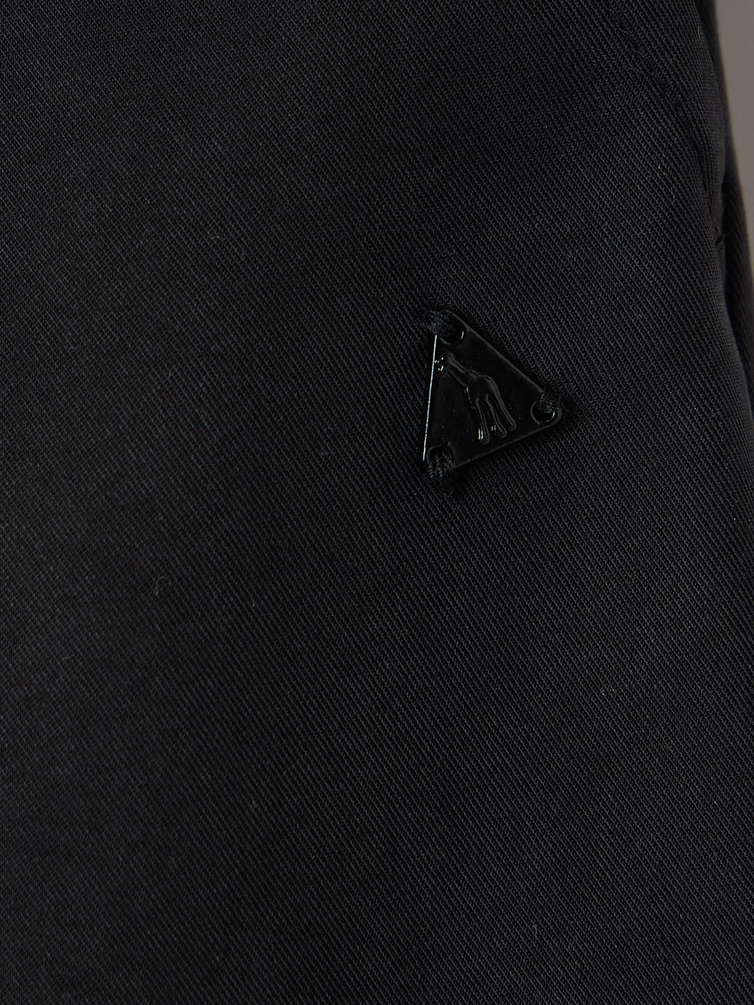 BLUE GIRAFFE Boys Black Cotton Solid Trouser