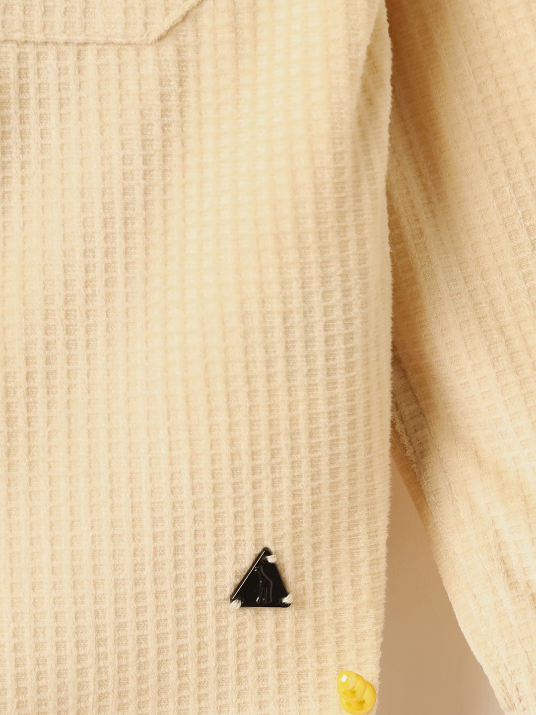 BLUE GIRAFFE Boys Cream Woven Shirt