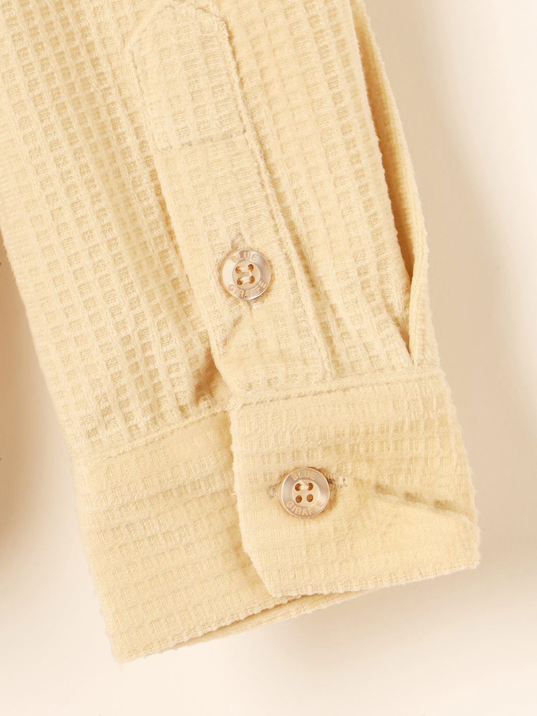 BLUE GIRAFFE Boys Cream Woven Shirt