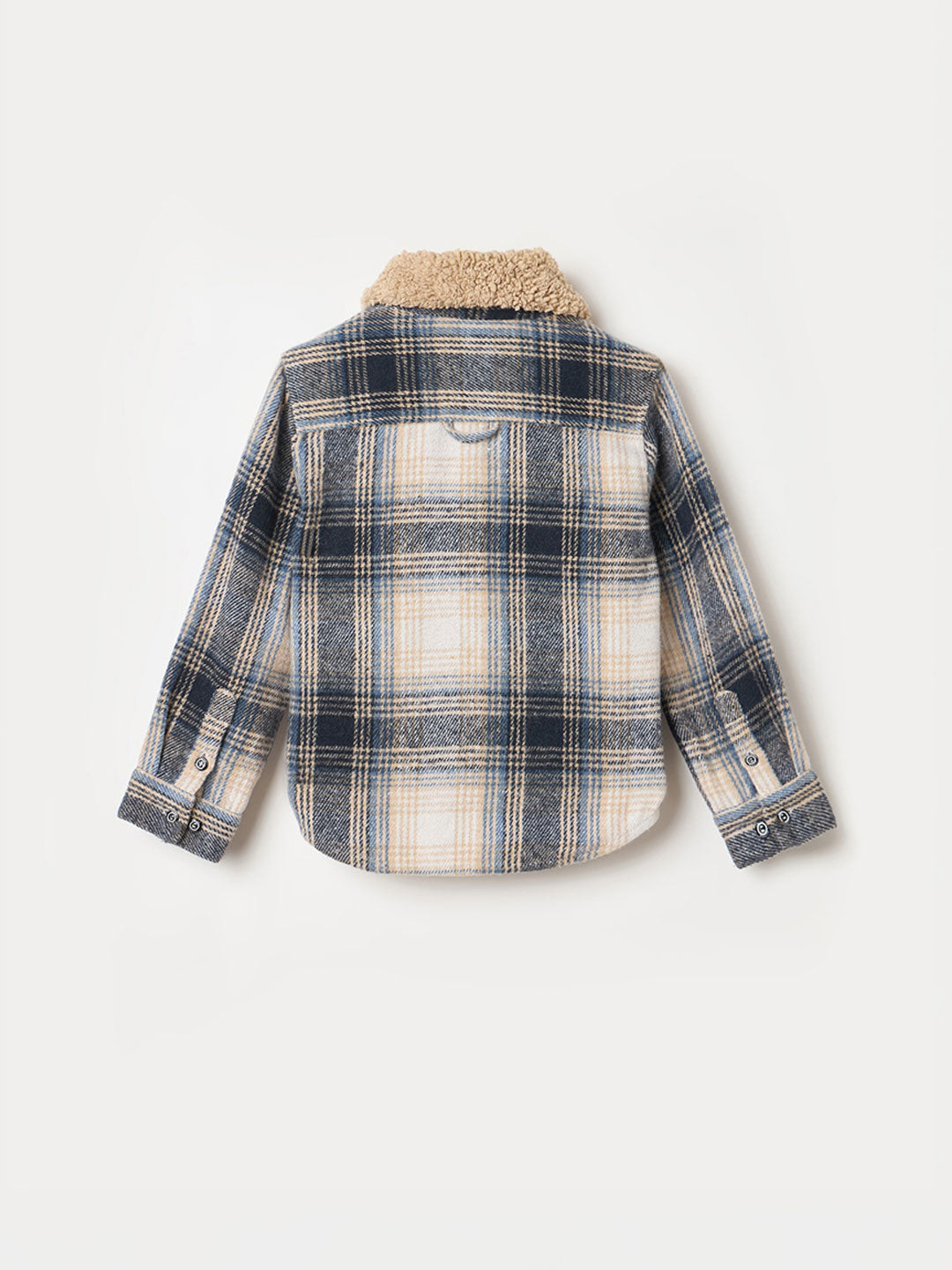 Blue Giraffe Boys Regular Fit Multicolour Stripes Pure Cotton Shirt