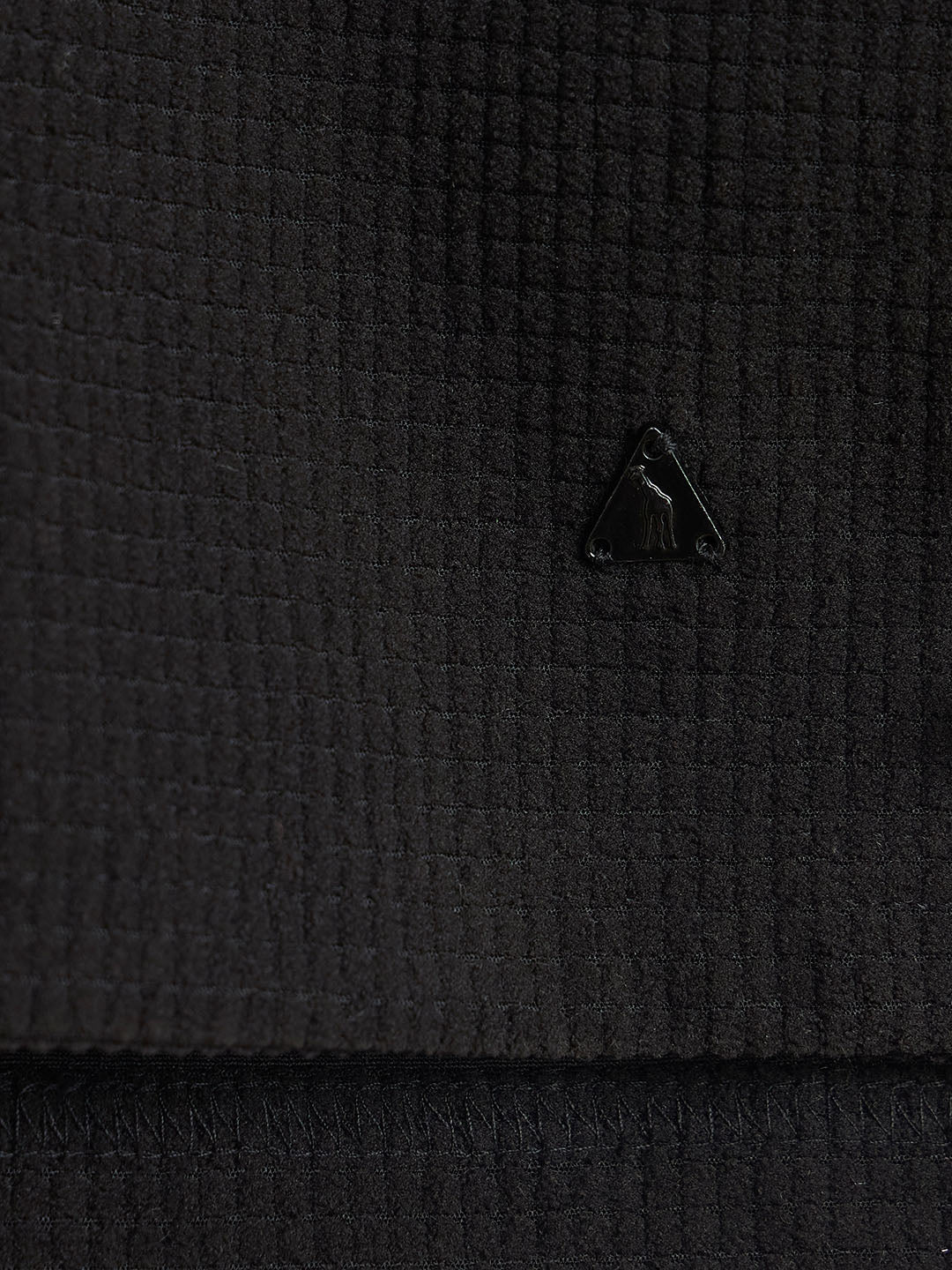 BLUE GIRAFFE Boys Black Solid Polo Neck T-Shirt