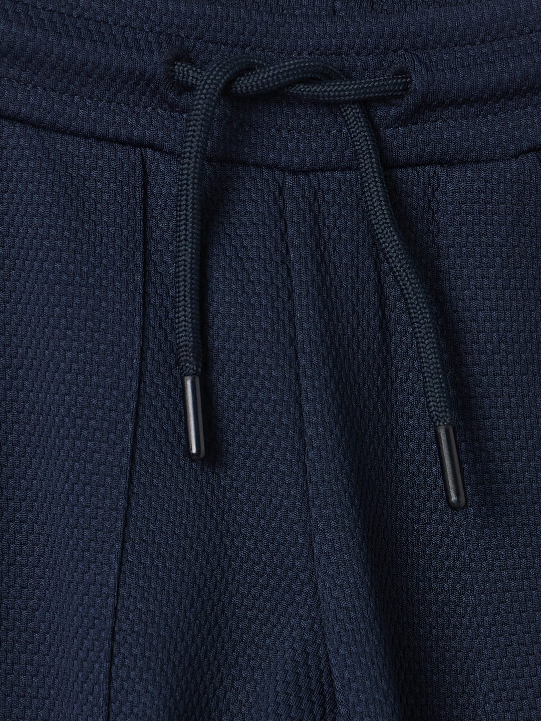 BLUE GIRAFFE Boys Navy Blue Polyester Solid Sweatpant