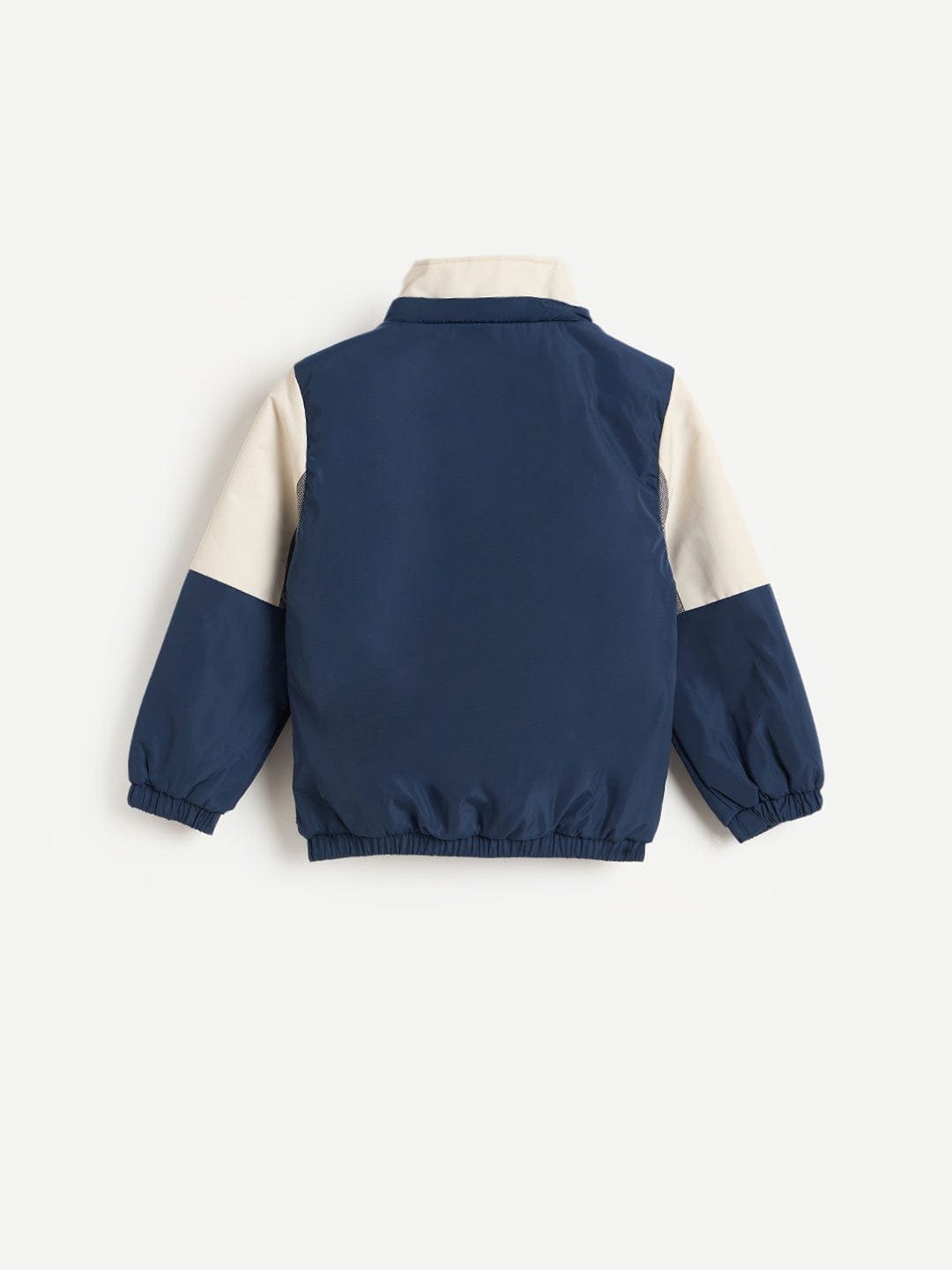 Blue Giraffe Boys Multicolor Solid Crew Neck Hoodie