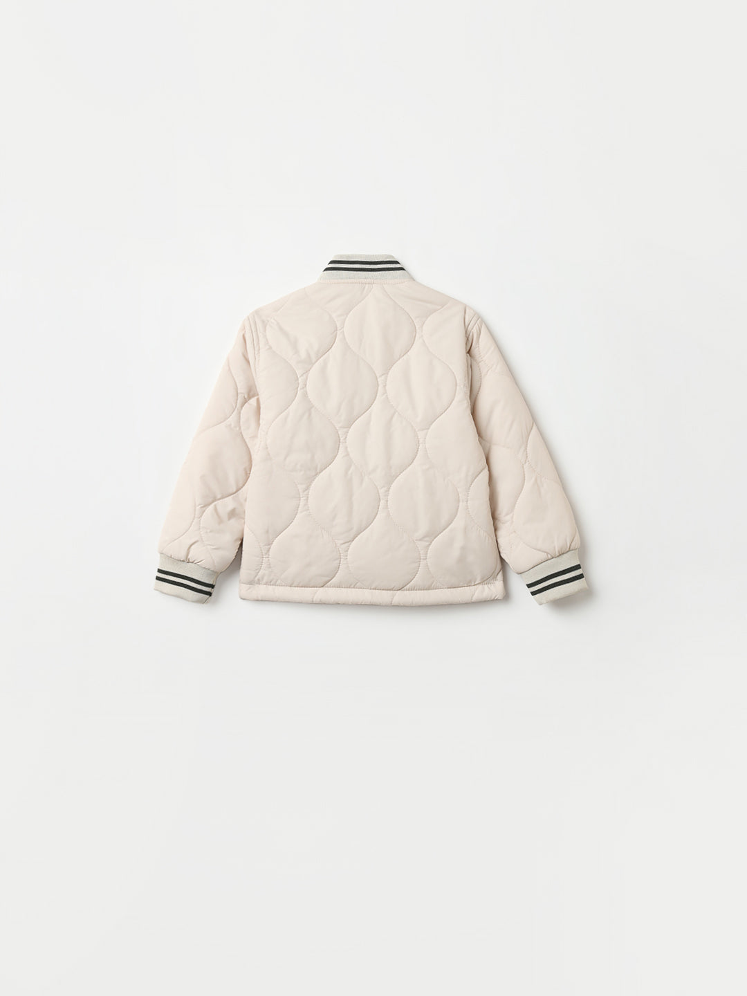 BLUE GIRAFFE Boys Off White Quilted Jacket