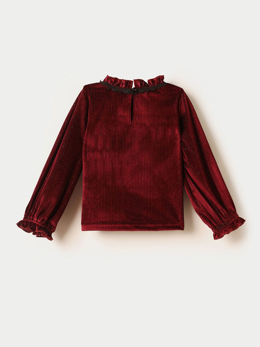 BLUE GIRAFFE Girls Top Win Knitted Pullover Top