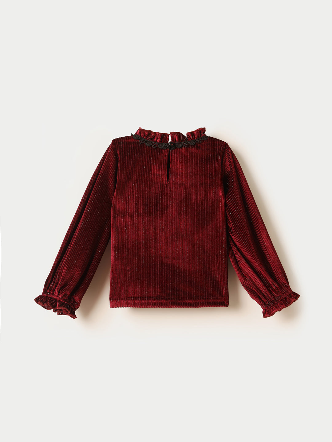 BLUE GIRAFFE Girls Top Win Knitted Pullover Top