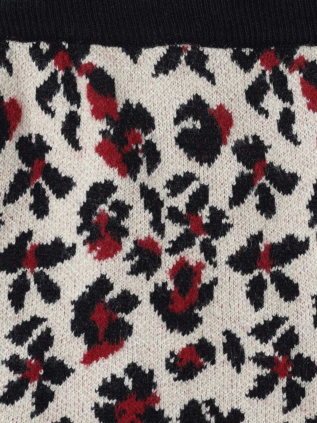 Blue Giraffe Girls Multi Regular Fit Solid Skirt