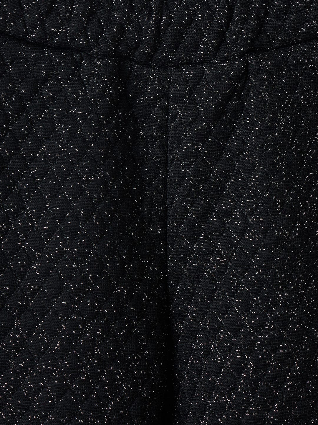 BLUE GIRAFFE Girls Black Knitted Mid Rise Sweatpant