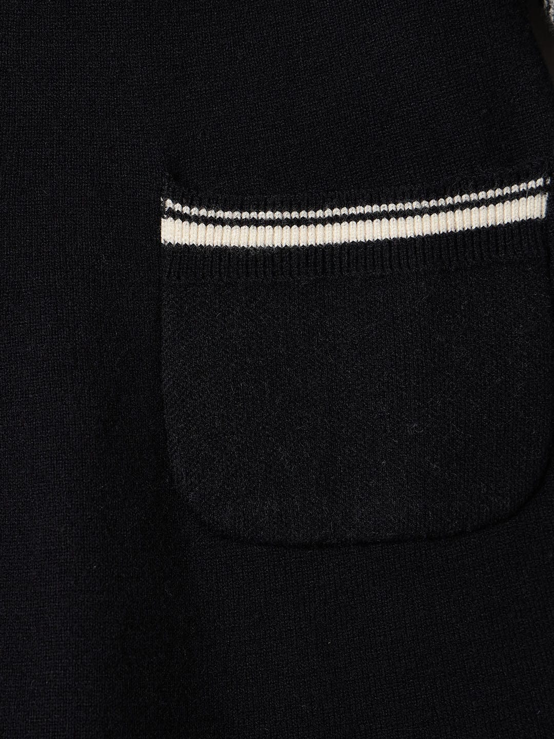 ELLE Girls Black Printed Round Neck Dress