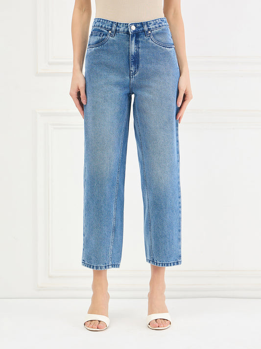 Elle Women Blue Mid Rise Jeans