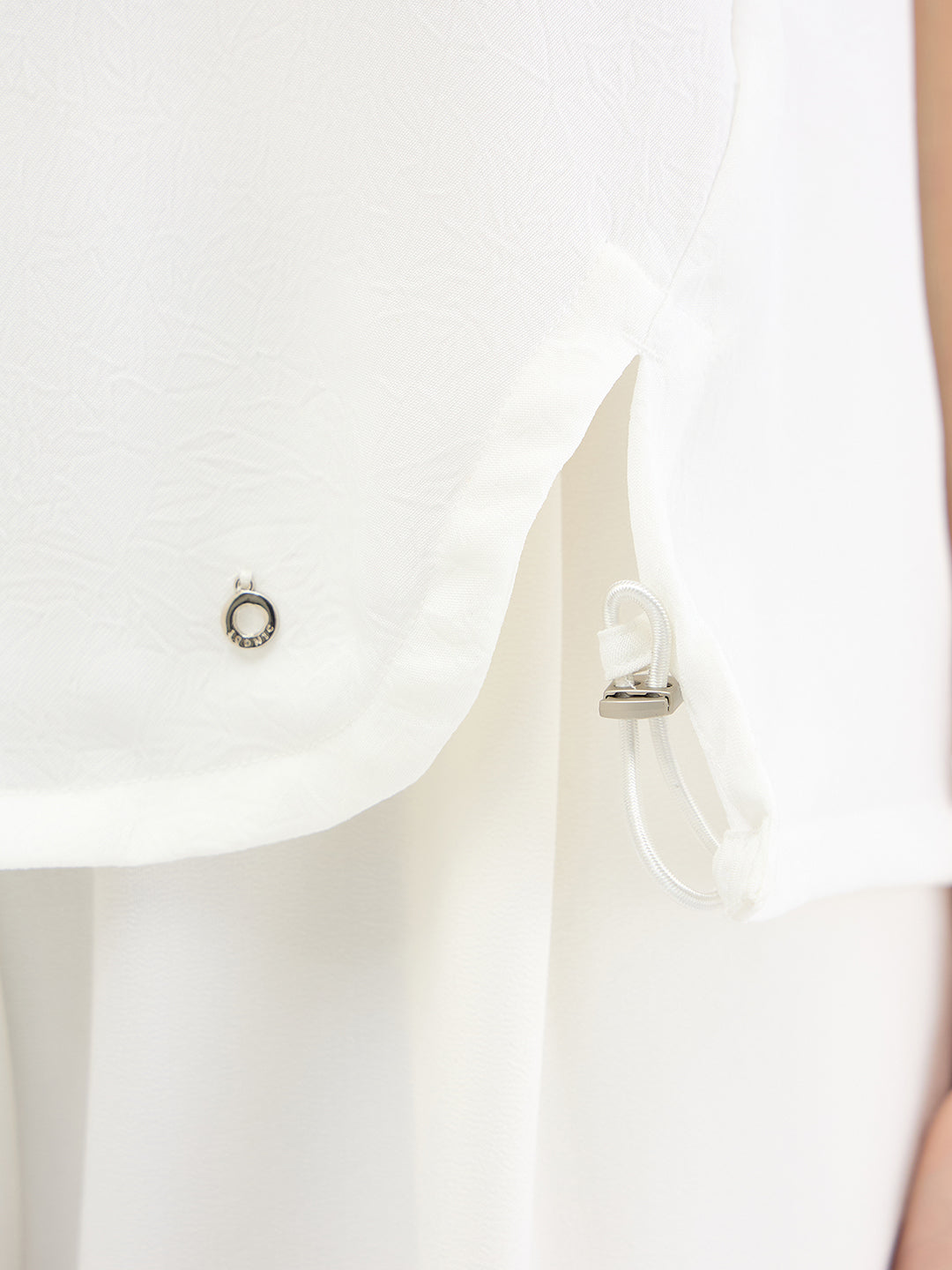 ICONIC Women White Striped Top