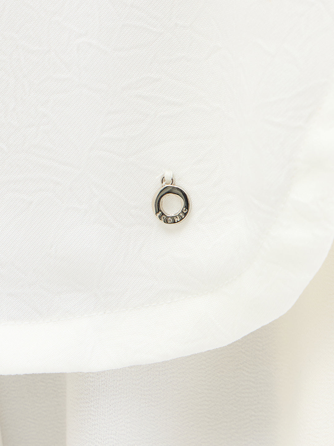 ICONIC Women White Striped Top