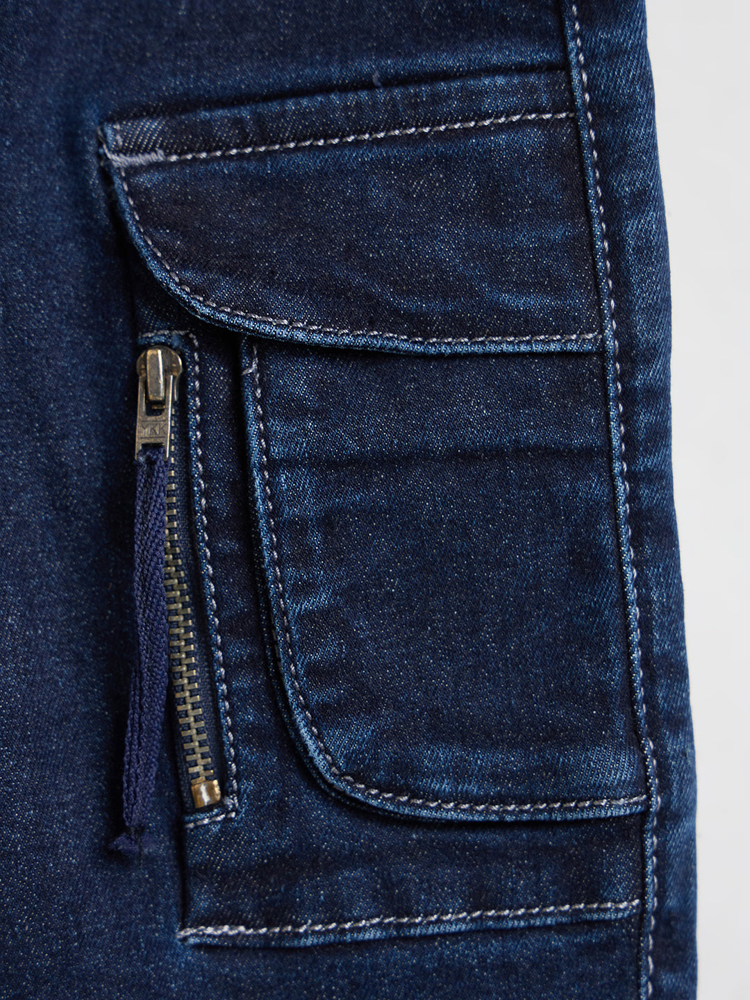 Blue Giraffe Boys Navy Blue Straight Fit Jeans