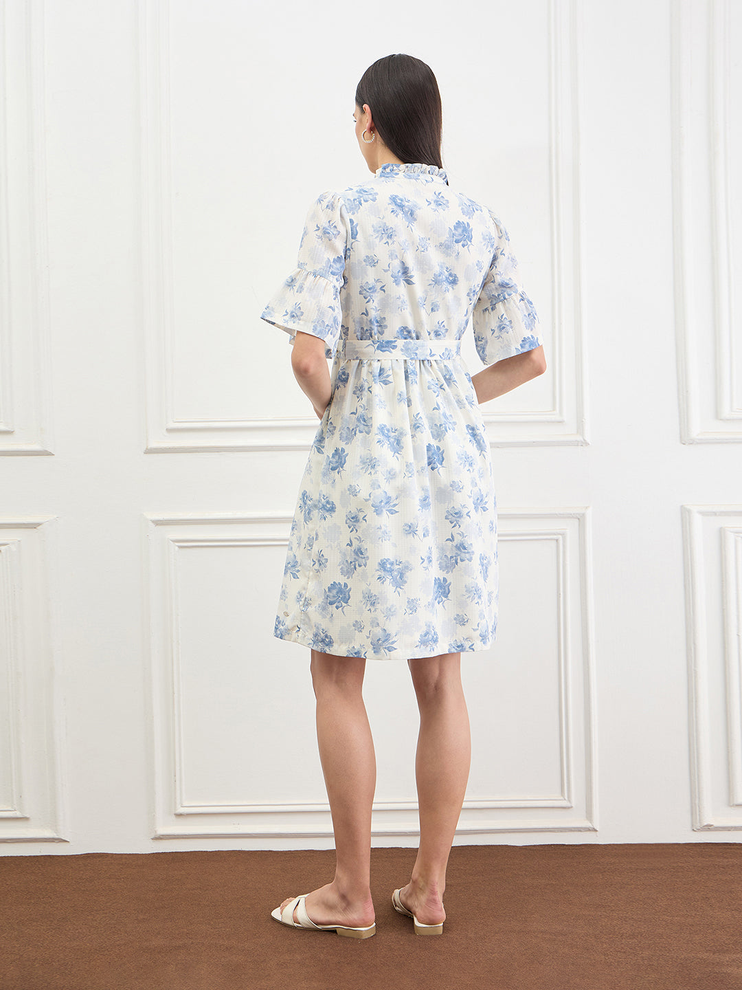 Elle Women Multicolor Floral Dress