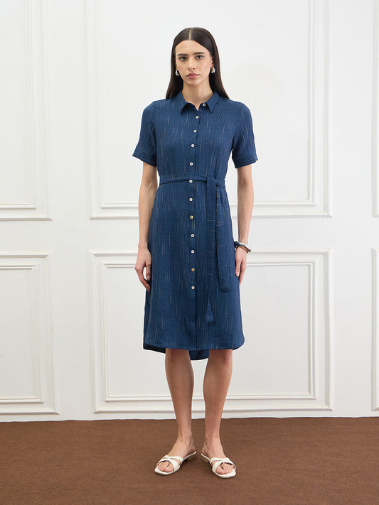 Elle Women Blue Dress