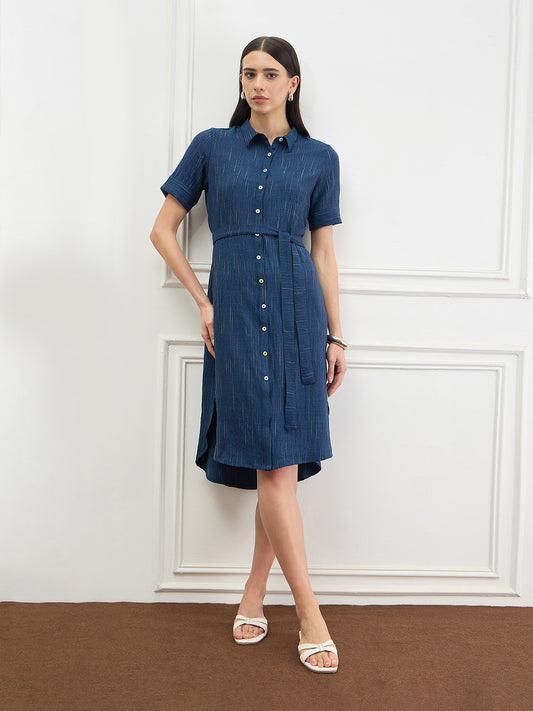 Elle Women Blue Dress
