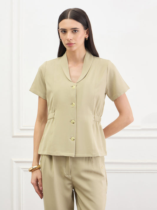 Elle Women Beige Top