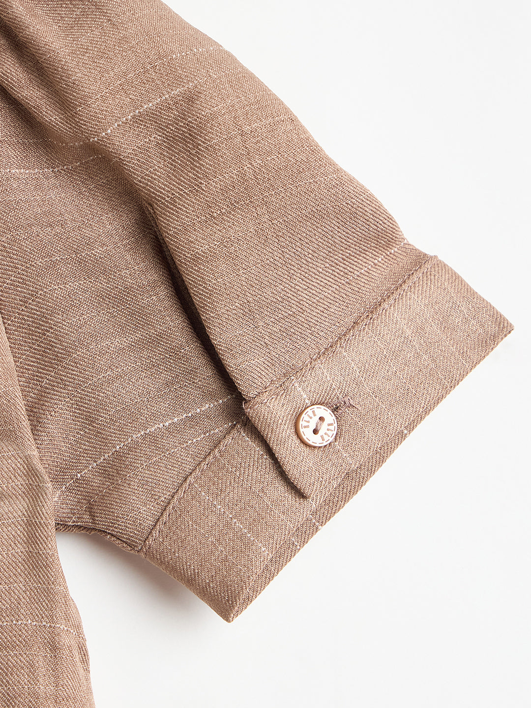 Elle Girls Beige Floral Flared Fit Dress