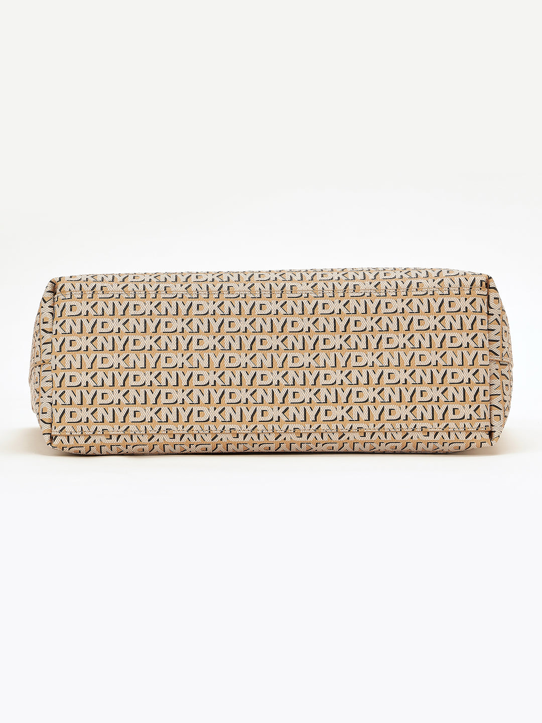 DKNY Women Beige Printed  Tote Bags