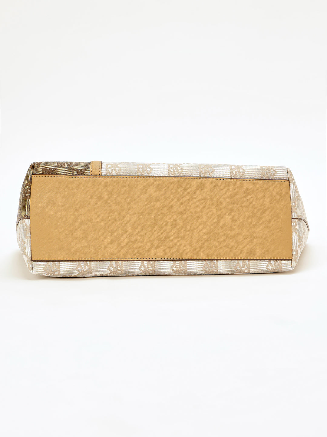DKNY Women Beige Printed  Tote Bags