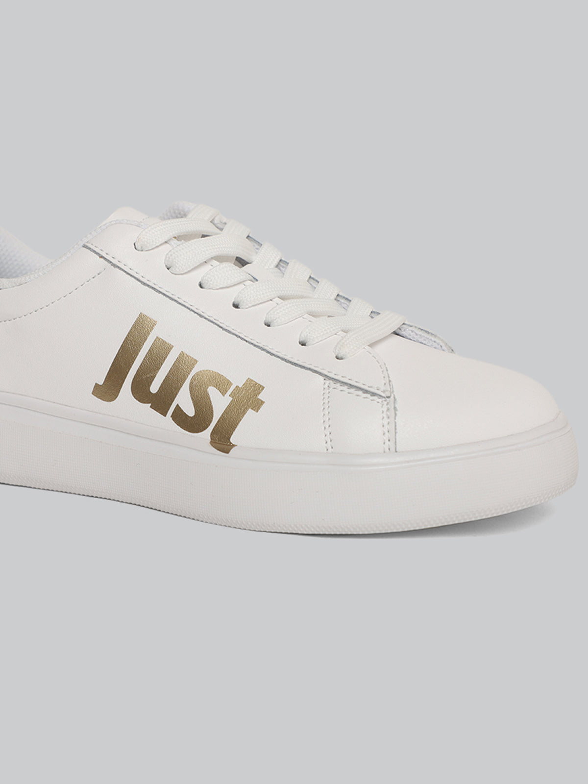 Just Cavalli Women White Sneakers