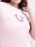 True Religion Pink Fashion Logo Regular Fit T-Shirt