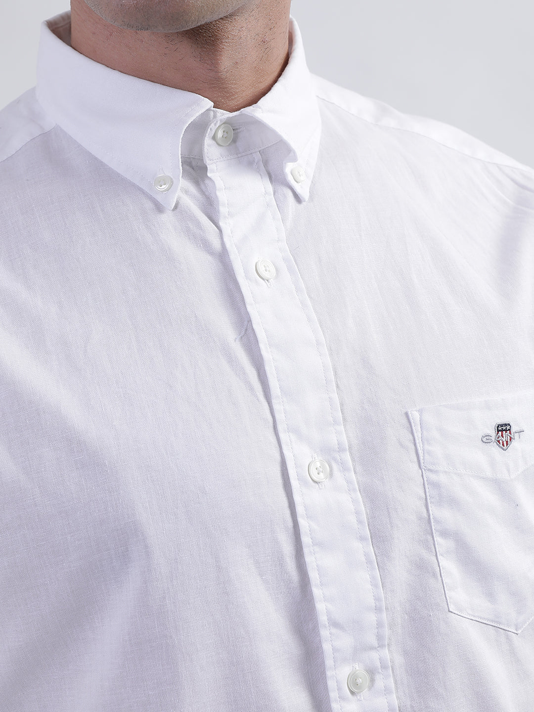 Gant White Regular Fit Shirt