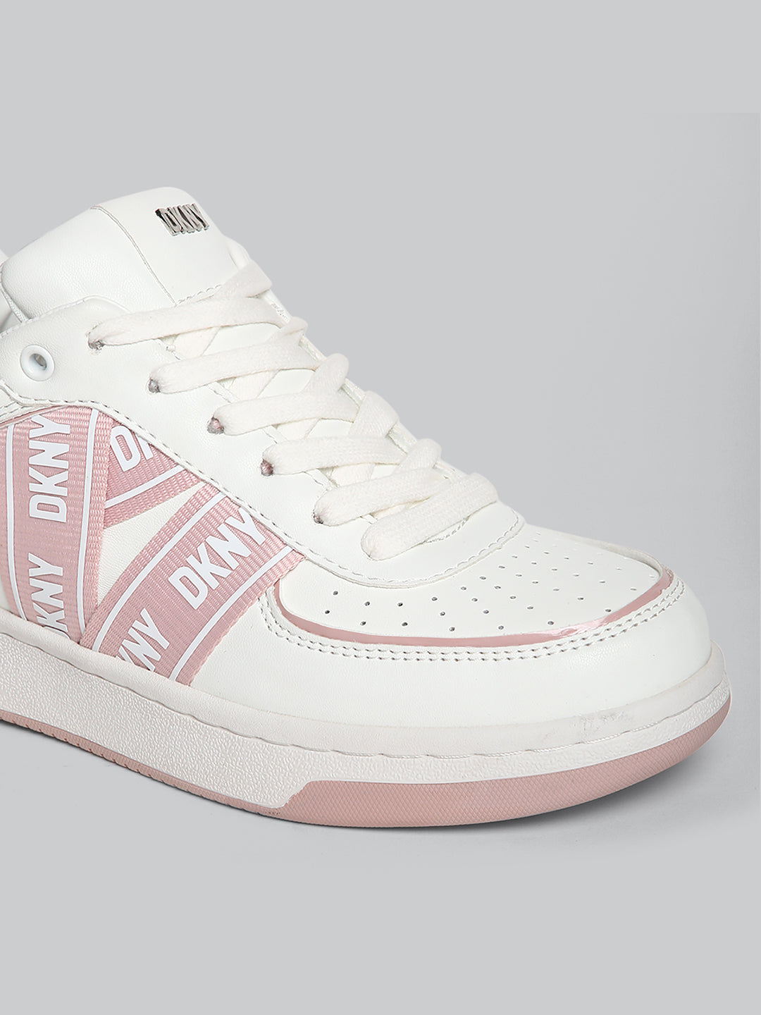 DKNY Women White Sneakers