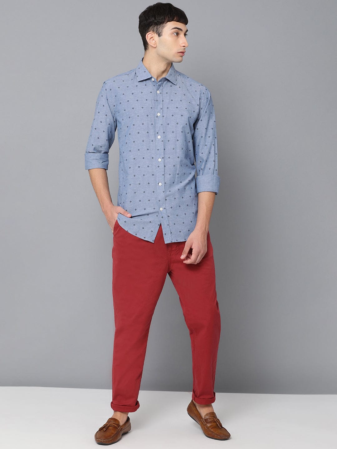 Antony Morato Men Blue Shirt
