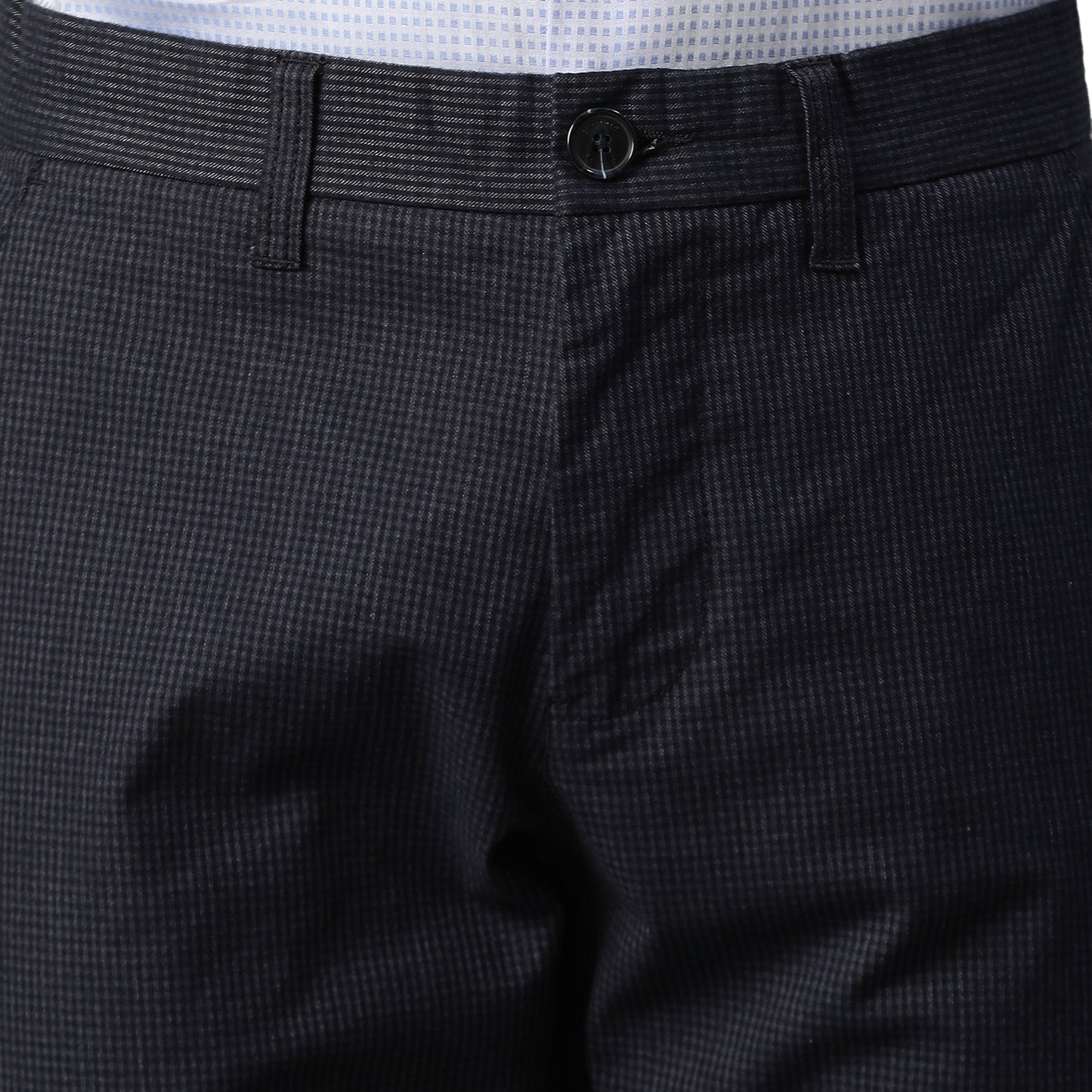 Matinique Men Blue Solid Slim Fit Trouser