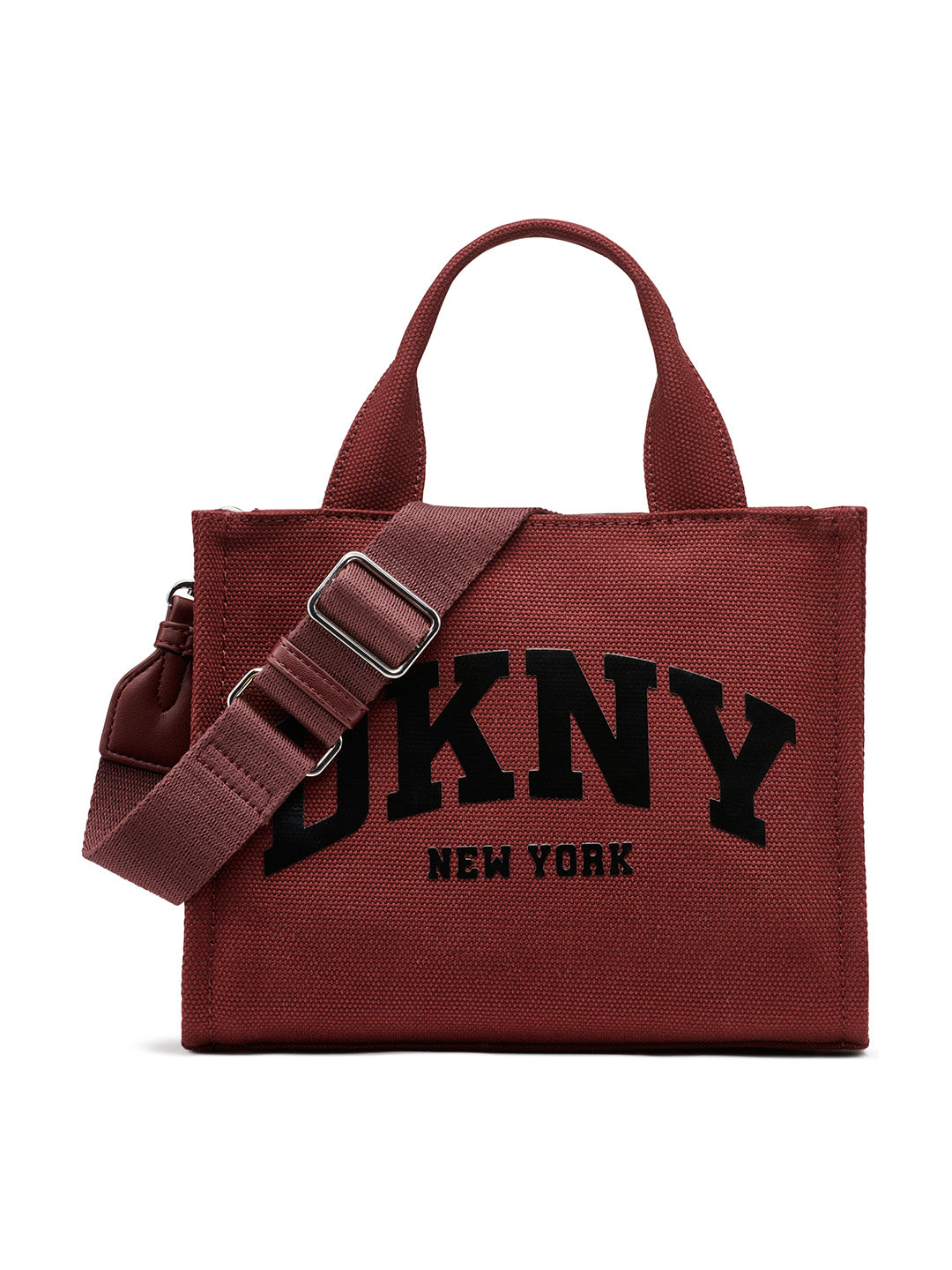 DKNY Women Red Solid Tote Bags