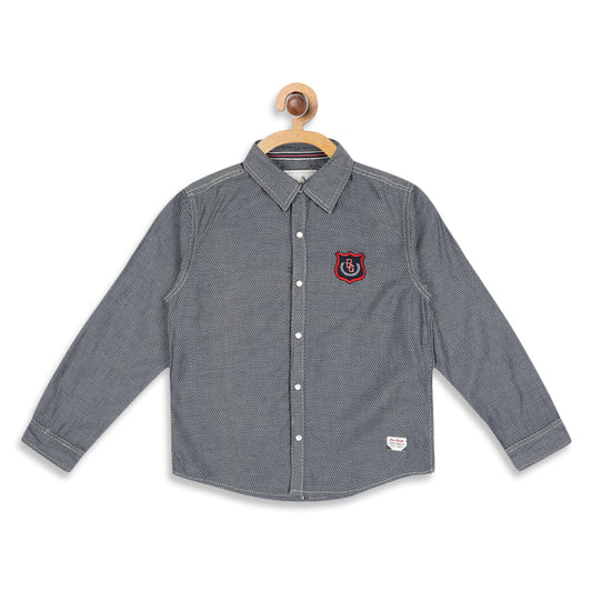 Blue Giraffe Boys Shirt