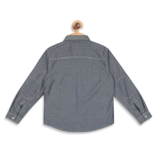 Blue Giraffe Boys Shirt