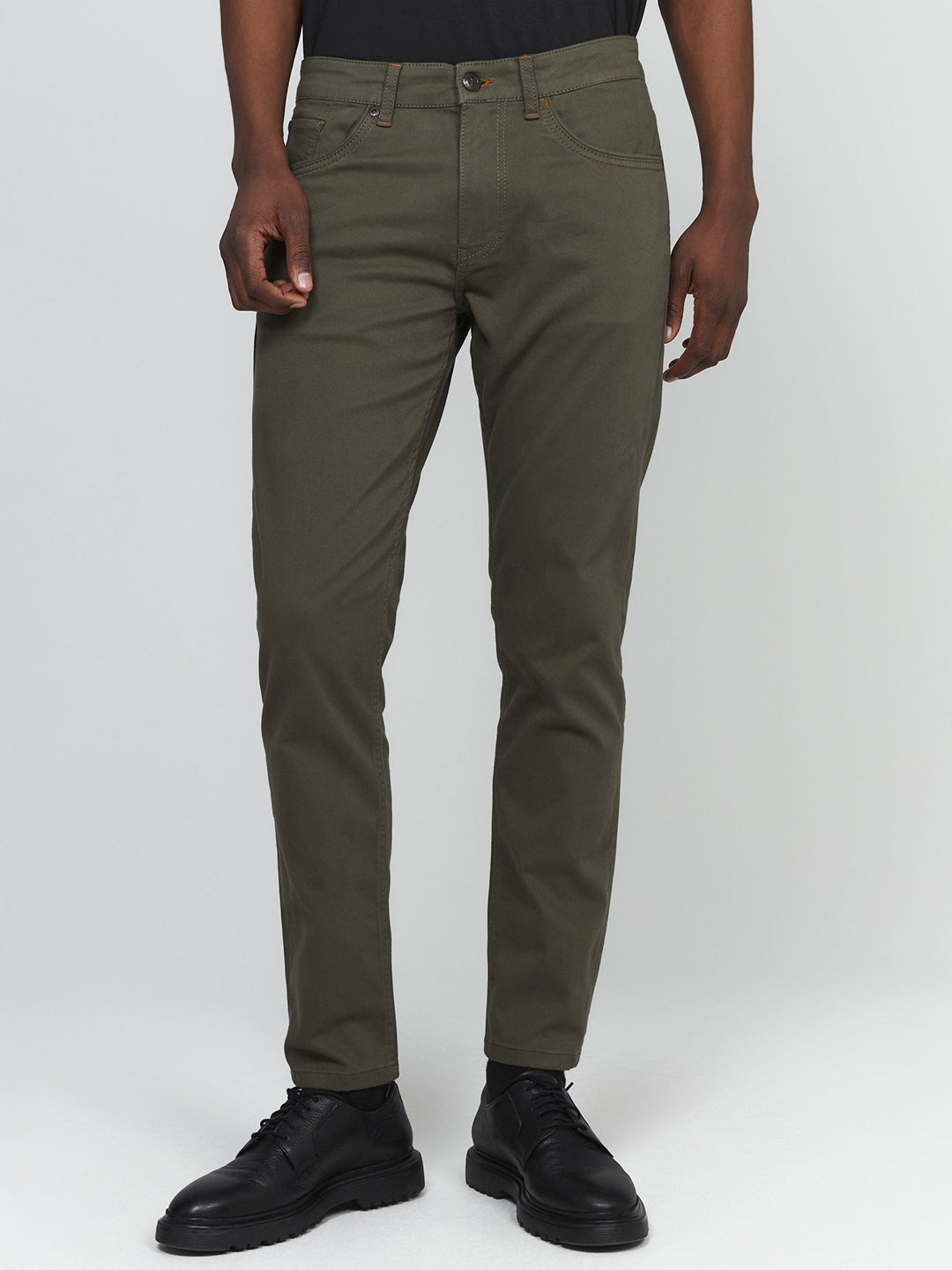 Matinique Men Green Non Stretchable Regular Fit Jeans