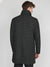 Matinique Men Black Solid Stand Collar Long Sleeves Overcoat