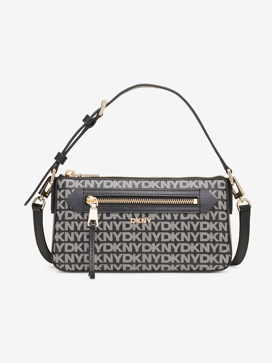 DKNY Women Black Printed Crossbody Bags