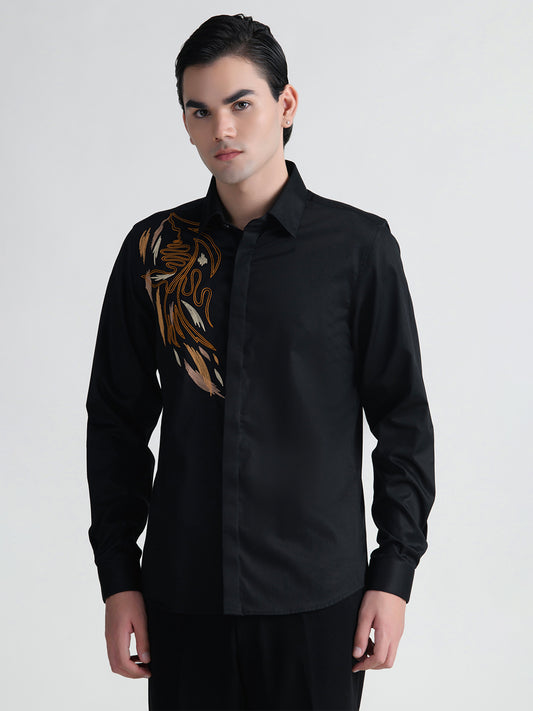 Abkasa Men Multi Collar Shirt