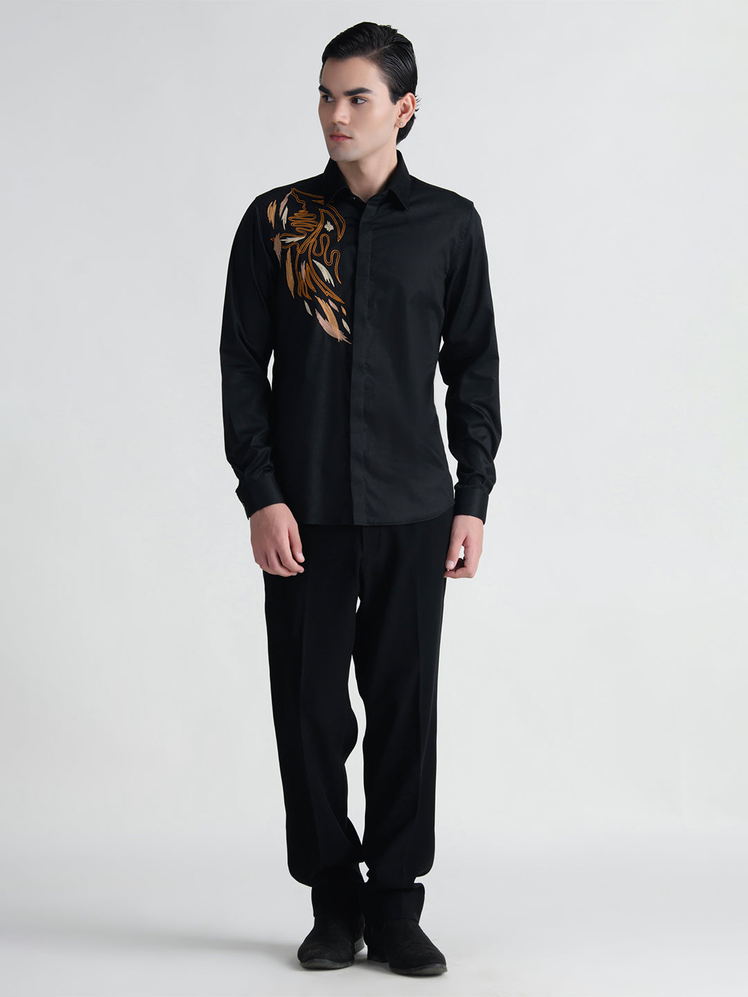 Abkasa Men Multi Collar Shirt