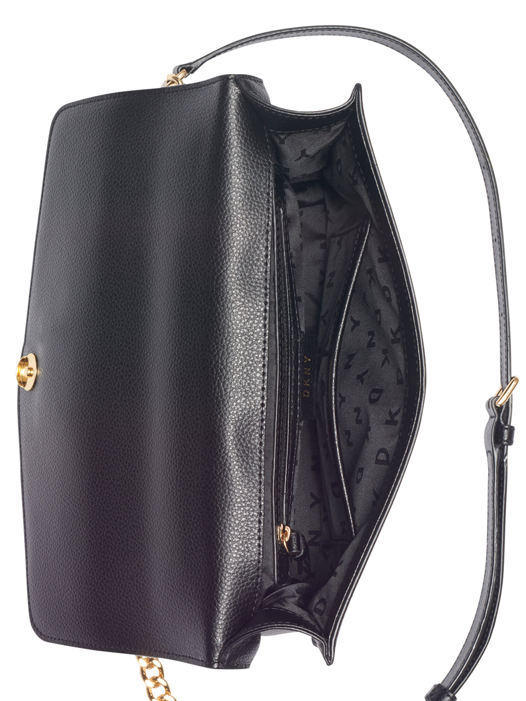 DKNY Women Black Solid Crossbody Bag