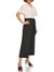 DKNY Women Black Printed Shirt Collar Short Sleeves Jumpsuit