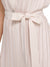 DKNY Women Beige Solid Shirt Collar Short Sleeves Dress
