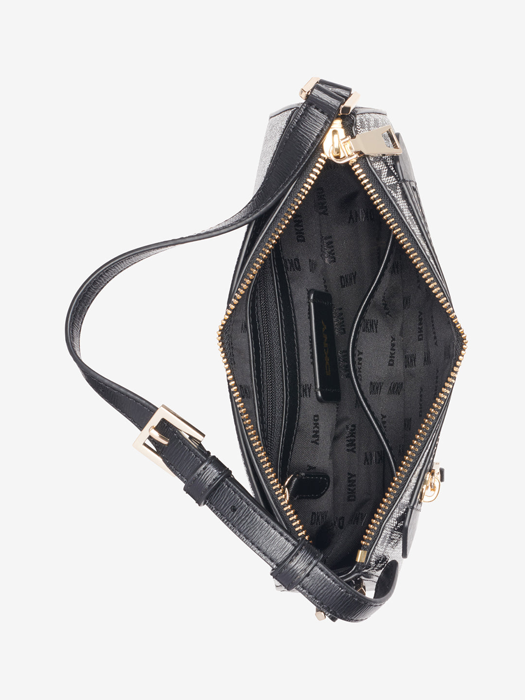 DKNY Women Black Printed Crossbody Bags